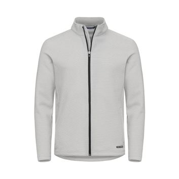 Cutter &amp; Buck Hunts Point Fleece Full Zip Men Silver