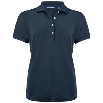 Cutter &amp; Buck Virtue Polo Solid Women Dark Navy