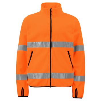 Pro-Job Prio 6327 Fleece Jacket EN ISO 20471 Class 3 Orange/Black