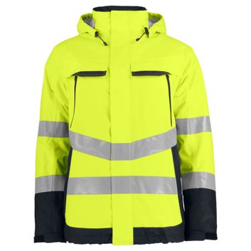 Pro-Job Prio 6441 Padded Functional Jacket Class 3 Yellow/Black