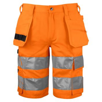 Pro-Job Prio 6535 Shorts EN ISO 20471 Class 2/1 Orange/Black