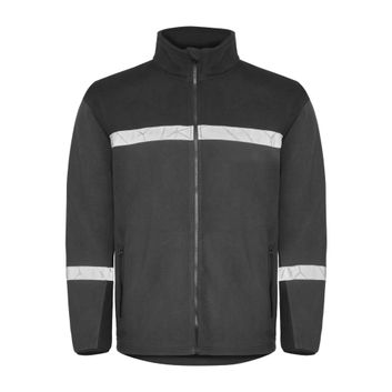Pro-Job Progression 7300 Full Zip Fleece Grey/Black