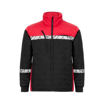 Pro-Job Progression 7404 Light Weight Quilted Jacket Black/Red