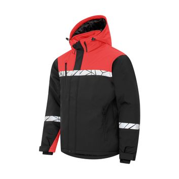 Pro-Job Progression 7413 Padded Softshell _x000D_ Black/Red
