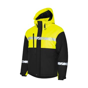Pro-Job Progression 7413 Padded Softshell _x000D_ Black/Yellow