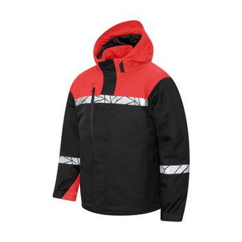 Pro-Job Progression 7415 Functional Padded Shell Jacket Black/Red