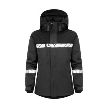 Pro-Job Progression 7420 Ladies Functional Padded Shell Jacket Grey/Black