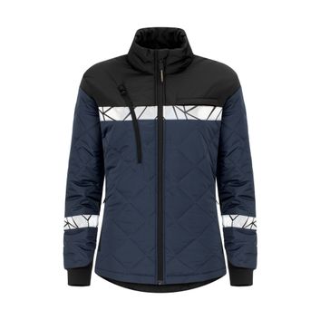 Pro-Job Progression 7421 Ladies Lightweight Quilted Jacket Navy/Black