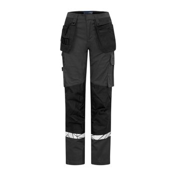 Pro-Job Progression 7513 Ladies Workpant Holster Pocket Grey/Black
