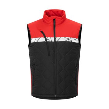 Pro-Job Progression 7700 Quilted Vest Black/Red