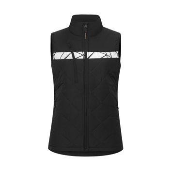 Pro-Job Progression 7701 Ladies Quilted Vest Black/Black