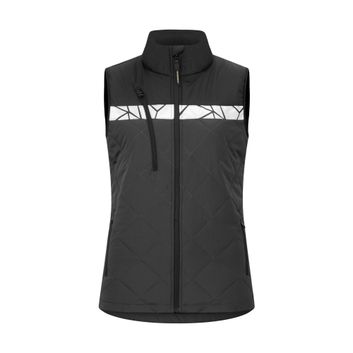 Pro-Job Progression 7701 Ladies Quilted Vest Grey/Black