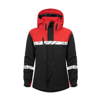 Pro-Job Progression 7420 Ladies Functional Padded Shell Jacket Black/Red