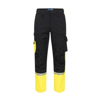 Pro-Job Progression 7507 Service Pant Black/Yellow