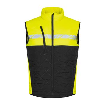 Pro-Job Progression 7700 Quilted Vest Black/Yellow