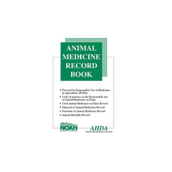 Animal Medicine Record Book