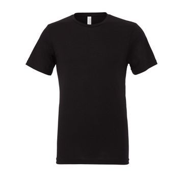 Bella Canvas Unisex Triblend Short Sleeve Tee Solid Black Triblend