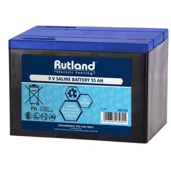 Rutland 9 V, 55 Ah Saline Dry Battery