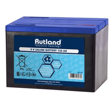Rutland Saline Dry Battery 9 V, 130 Ah