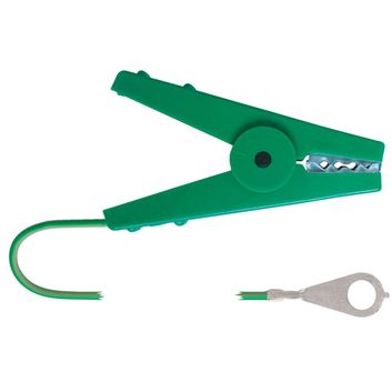 Rutland Earth Connecting Cable, green, 101 cm, M8 metal eye