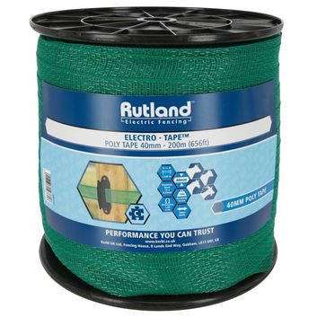 Rutland Electro Tape, 200m, 40mm green, 14 x 0,20mm