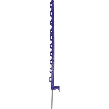 Rutland Full Plastic Post 105 cm, blue, metal tip, single step