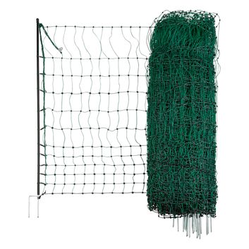 Rutland Poultry Net 50 m, 112 cm, double prong, electrically conductive