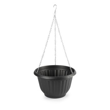 Plasticforte Anthracite Roma Hanging Pot