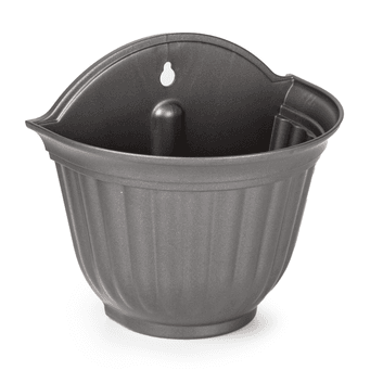 Plasticforte Anthracite Wall Flower Pot