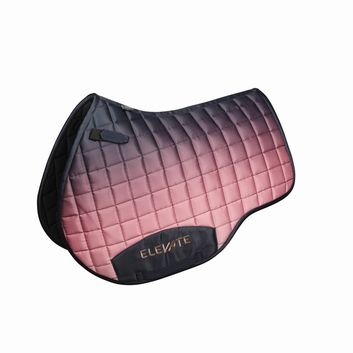 Hy Equestrian Elevate Saddle Pad Navy/Rose alternative