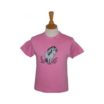 Bcc Bracken Pony Childrens T-Shirt 61 Candy Floss Pink alternative