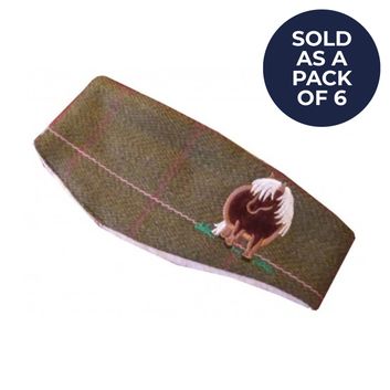 Bcc Fat Pony Childrens Tweed Headband 6 Pack Olive Tweed