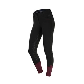 Coldstream Learmouth Ladies Breeches Black/Windsor Wine