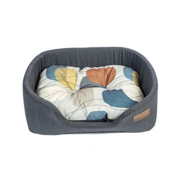 Danish Design Colour Block Deluxe Slumber Bed Steel Grey/Multi alternative
