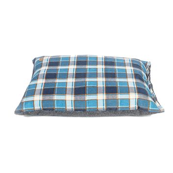 Danish Design Fatface Fleece Check Deep Duvet Grey/Blue