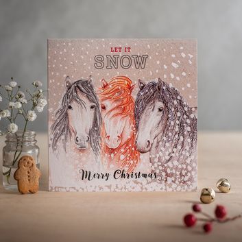 Deckled Edge Christmas Let It Snow