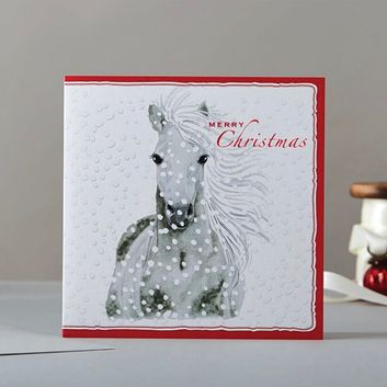 Deckled Edge Christmas Rosa Merry Christmas