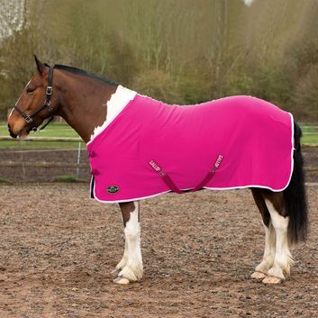 Gallop Premium Jersey Cooler Rug Fuchsia/White/Pink alternative
