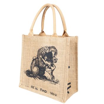 Hy Equestrian Thelwell Square Hessian Bag Pony Pals