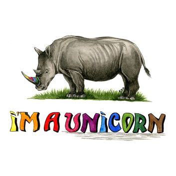 Kevin Milner Countryside Cards I'M A Unicorn