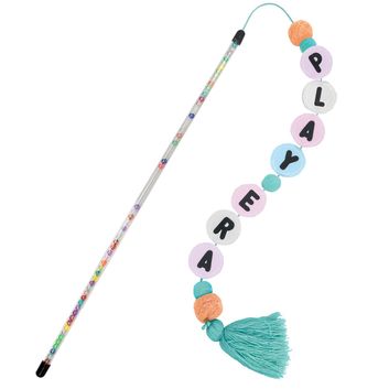 Kong Cat Teaser Friendship Cat Toy Teal