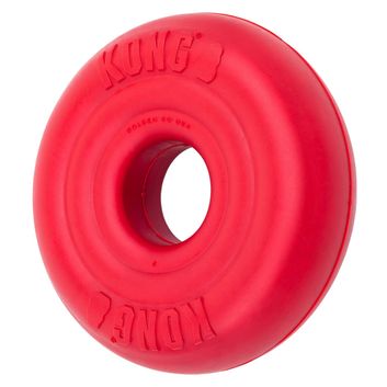 Kong Donut Dog Toy Red