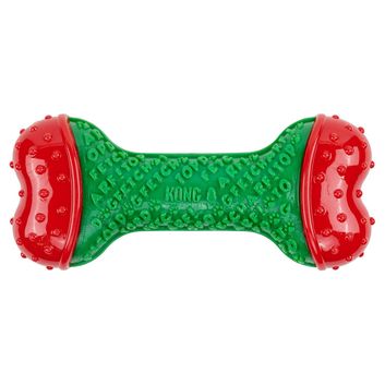 KONG Holiday Corestrength Bone Dog Toy Green alternative
