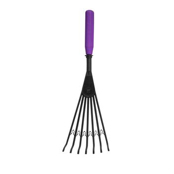 Red Gorilla Big Tidee Plastic Rake 20581 Purple