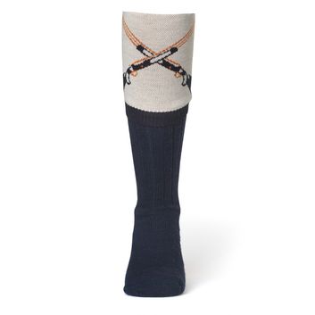 Waring Brooke Crossed Gun Socks
