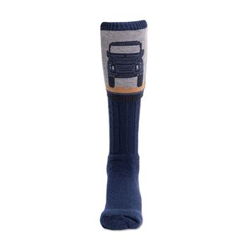 Waring Brooke Fendleer Sock Bl Blue