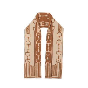 Waring Brooke Snaffle Scarf Tan/Taupe