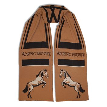 Waring Brooke Stallion Scarf Tan