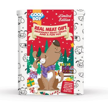Good Boy Real Meat Gift Tin Dog Treat