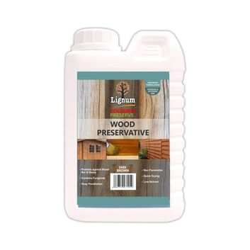 Lignum Wood Preserver Dark Brown alternative